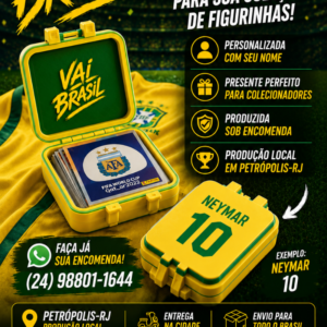 Caixinha de Figurinhas da Copa - NEYMAR 10