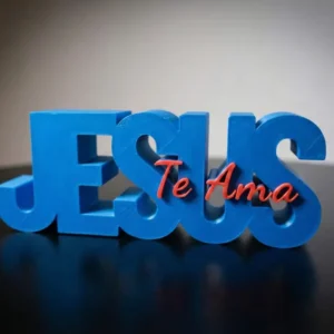 Placa Personalizável - Jesus Te Amo